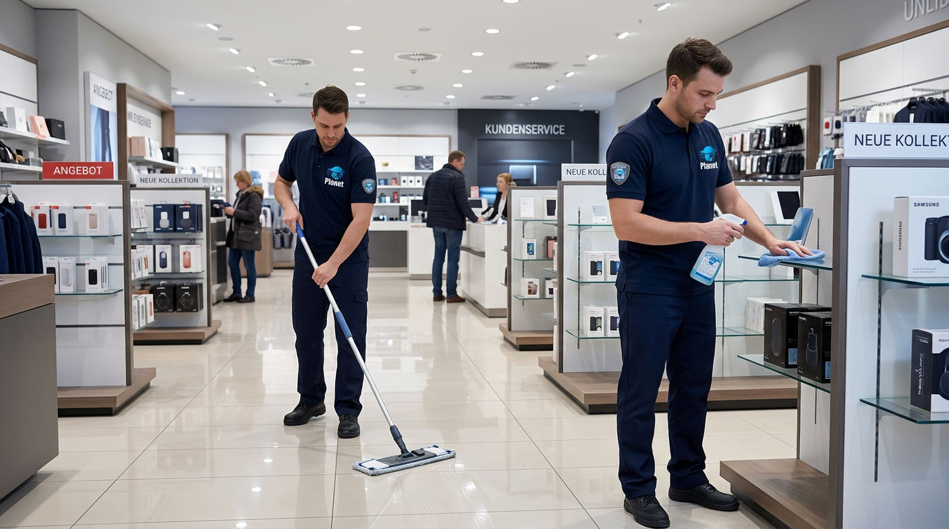 Ladenflächenreinigung – Planet Reinigungsservice Einzelhandel